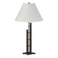HUBBARDTON FORGE, METRA DOUBLE TABLE LAMP, DESK LAMPS