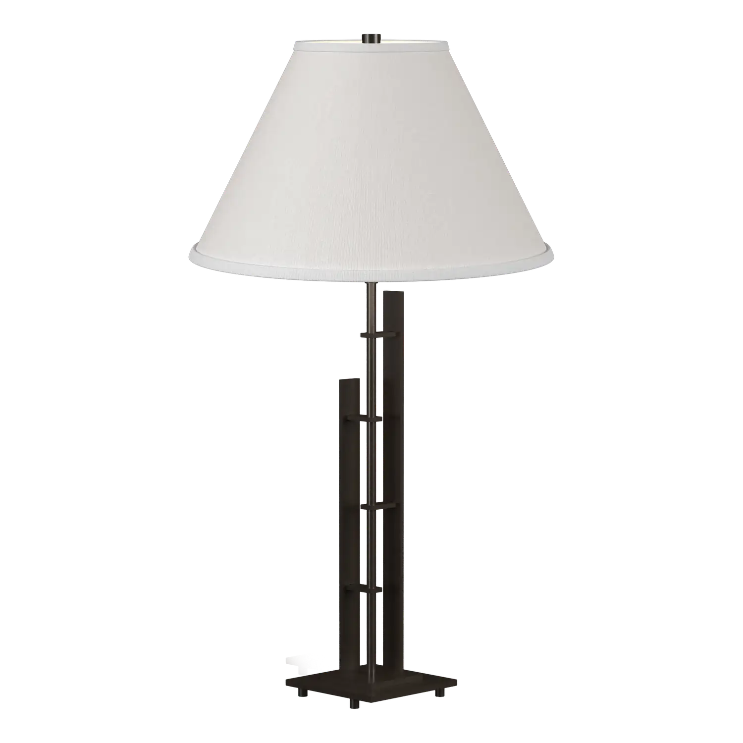 HUBBARDTON FORGE, METRA DOUBLE TABLE LAMP, DESK LAMPS