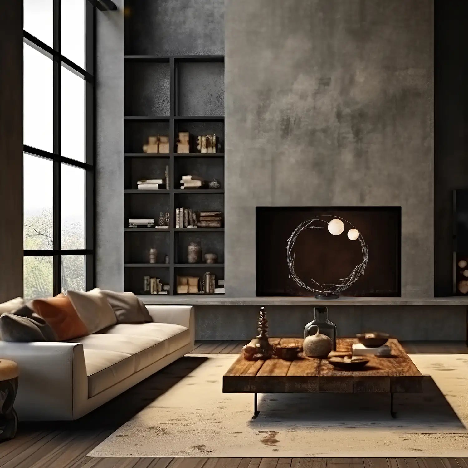 Hubbardton Forge, Brindille Ring Lamp, DESK LAMPS