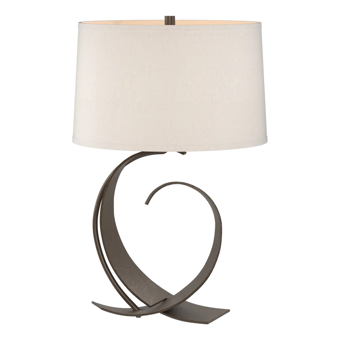 HUBBARDTON FORGE, FULLERED IMPRESSIONS TABLE LAMP, DESK LAMPS