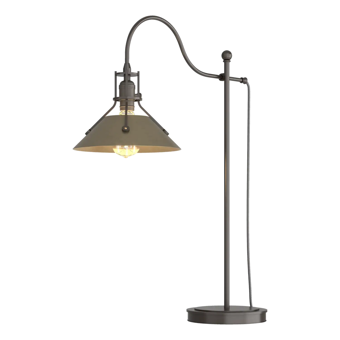 HUBBARDTON FORGE, HENRY TABLE LAMP, DESK LAMPS