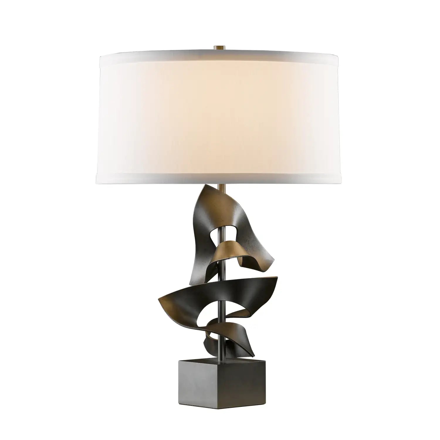 HUBBARDTON FORGE, GALLERY TWOFOLD TABLE LAMP, DESK LAMPS