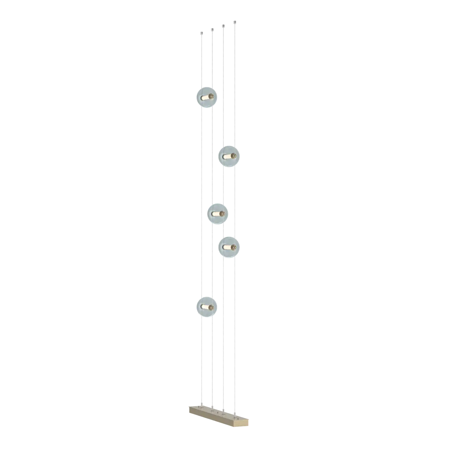 Hubbardton Forge, Abacus Floor to Ceiling Plug-In LED Lamp, WALL SCONCES