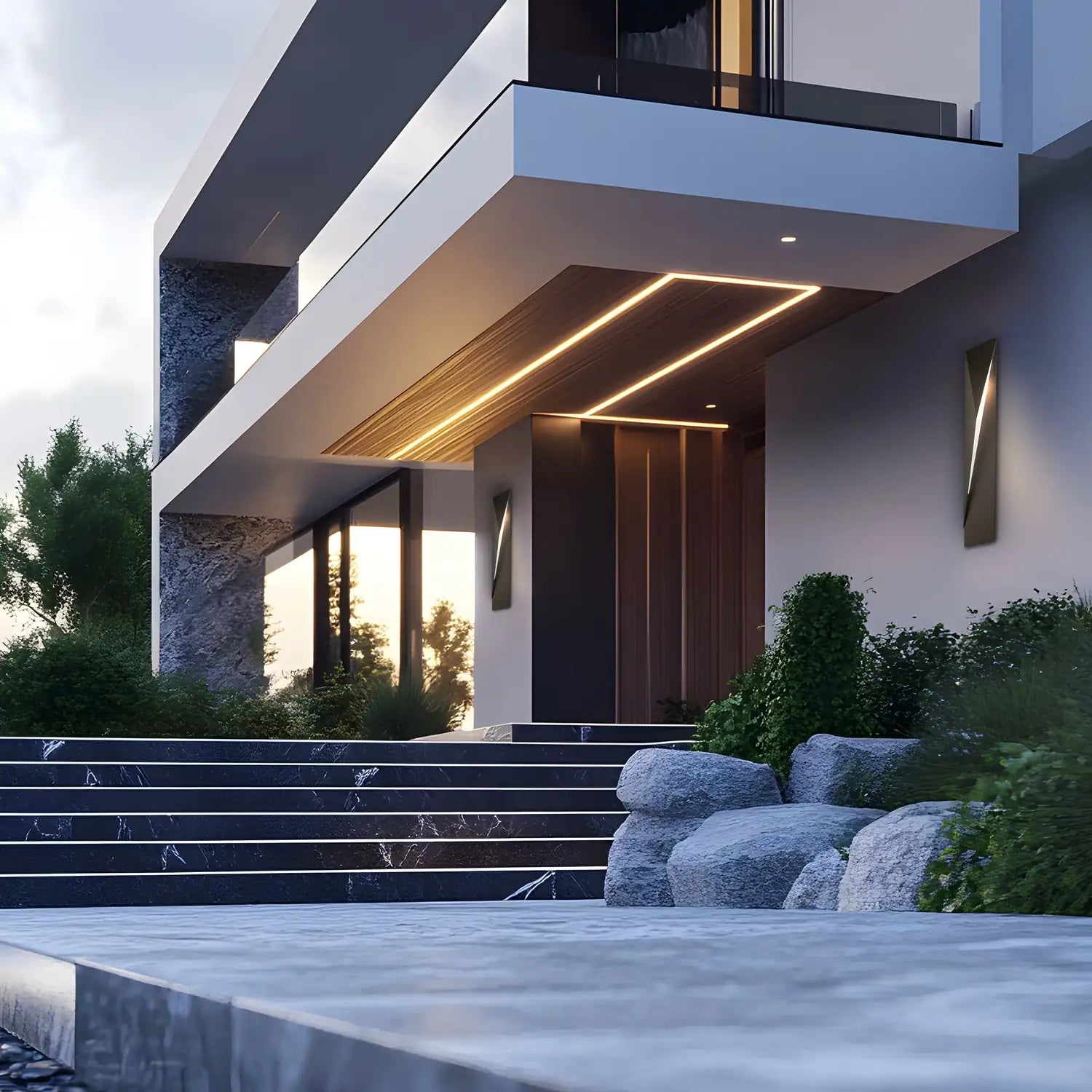 Hubbardton Forge, Carbon Outdoor Sconce, OUTDOOR WALL LIGHTS