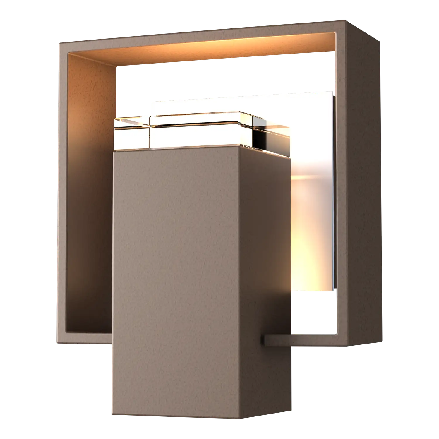Hubbardton Forge, Shadow Box Outdoor Sconce, OUTDOOR WALL LIGHTS