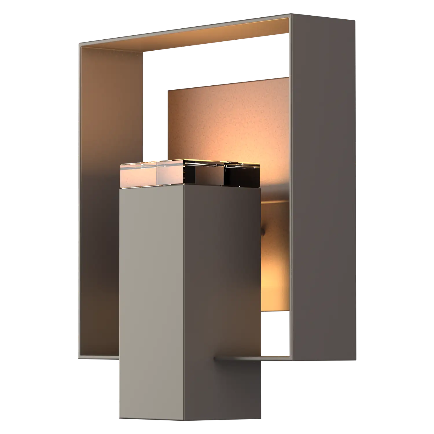 Hubbardton Forge, Shadow Box Outdoor Sconce, OUTDOOR WALL LIGHTS