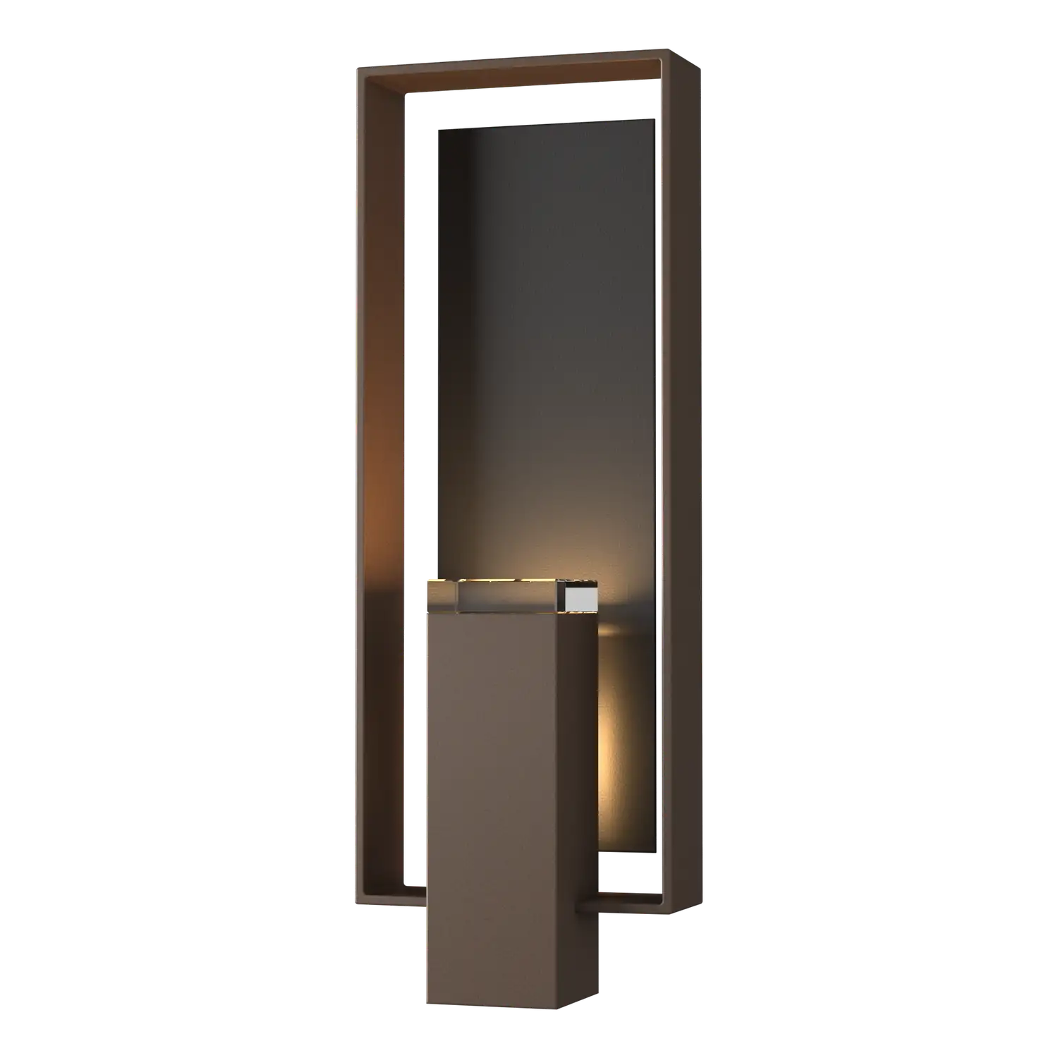 Hubbardton Forge, Shadow Box Outdoor Sconce, OUTDOOR WALL LIGHTS
