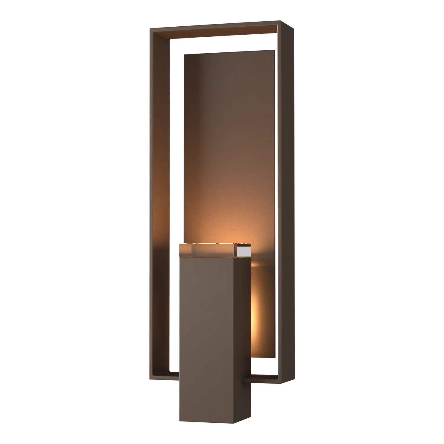 Hubbardton Forge, Shadow Box Outdoor Sconce, OUTDOOR WALL LIGHTS
