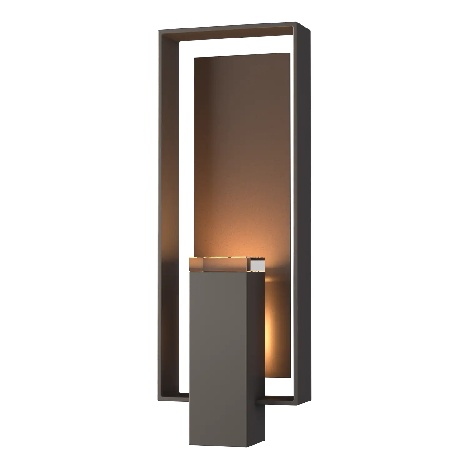 Hubbardton Forge, Shadow Box Outdoor Sconce, OUTDOOR WALL LIGHTS