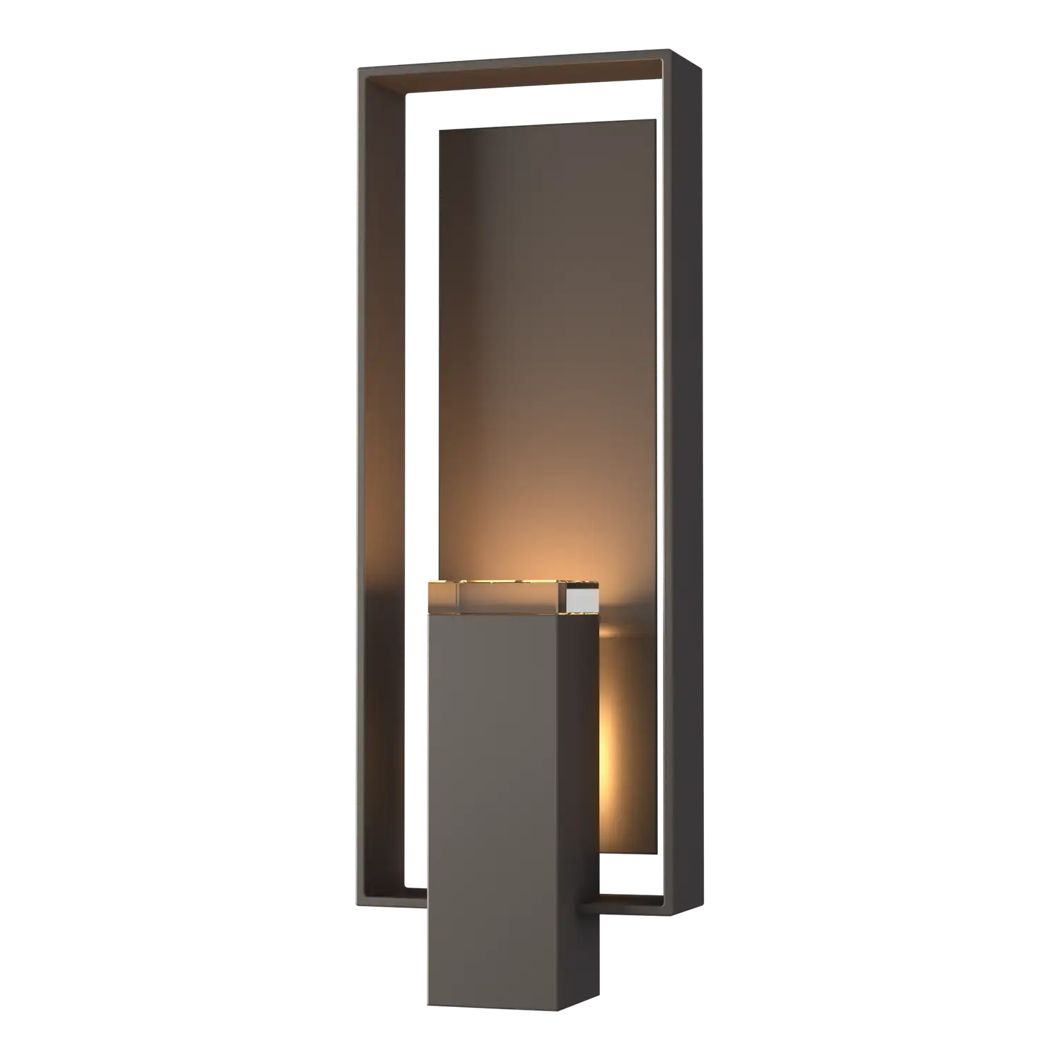 Hubbardton Forge, Shadow Box Outdoor Sconce, OUTDOOR WALL LIGHTS
