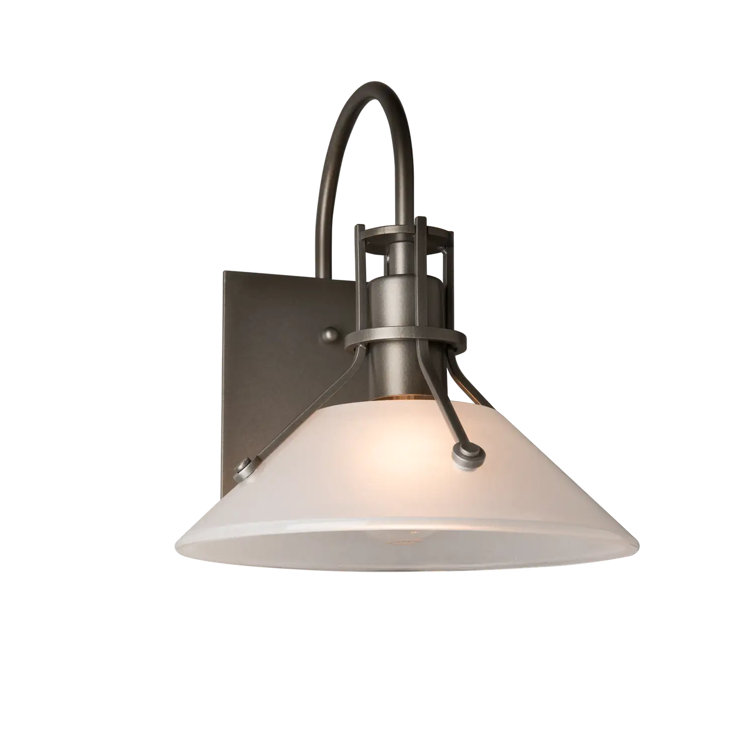 Hubbardton Forge, Henry Glass Shade Outdoor Sconce, OUTDOOR WALL LIGHTS