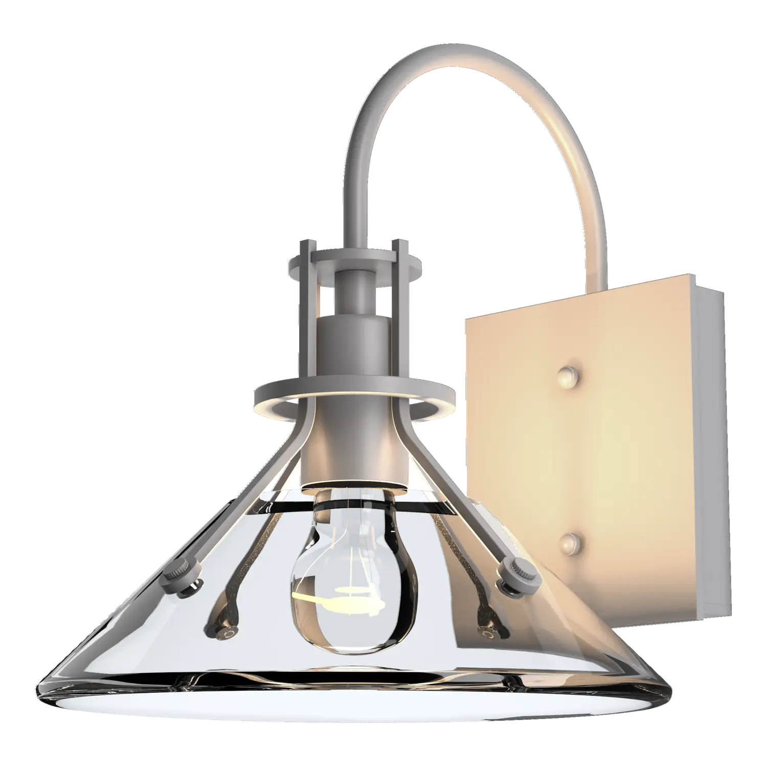 Hubbardton Forge, Henry Glass Shade Outdoor Sconce, OUTDOOR WALL LIGHTS