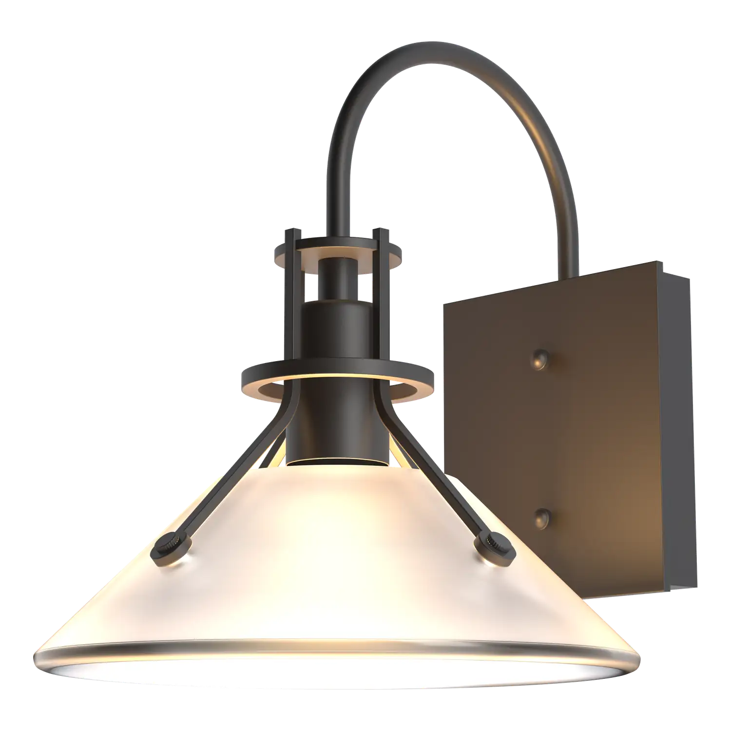 Hubbardton Forge, Henry Glass Shade Outdoor Sconce, OUTDOOR WALL LIGHTS