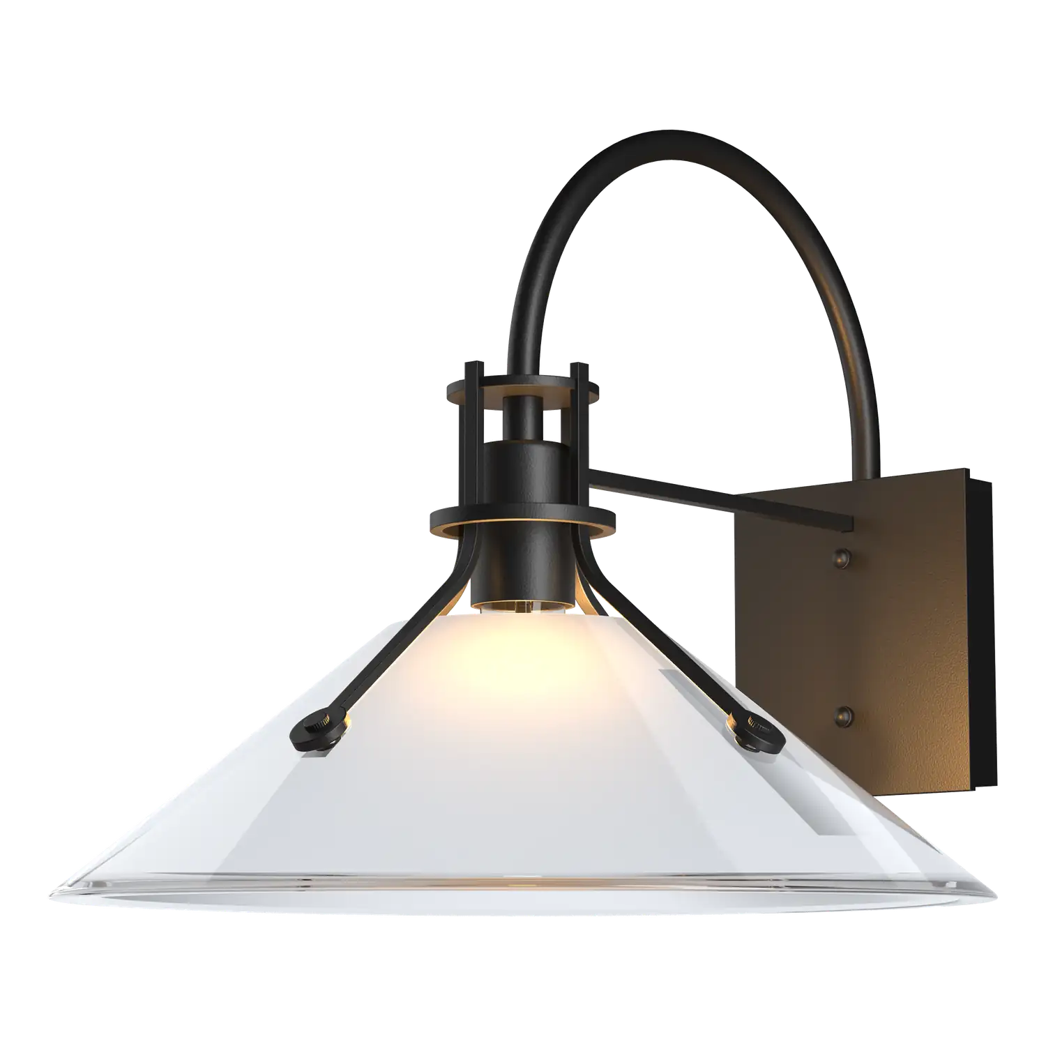Hubbardton Forge, Henry Glass Shade Outdoor Sconce, OUTDOOR WALL LIGHTS