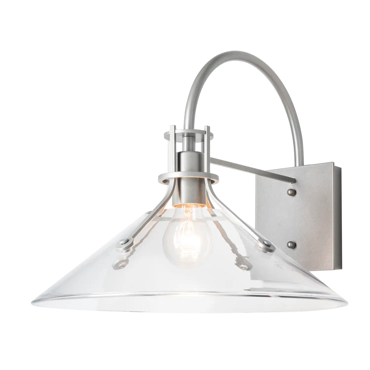 Hubbardton Forge, Henry Glass Shade Outdoor Sconce, OUTDOOR WALL LIGHTS