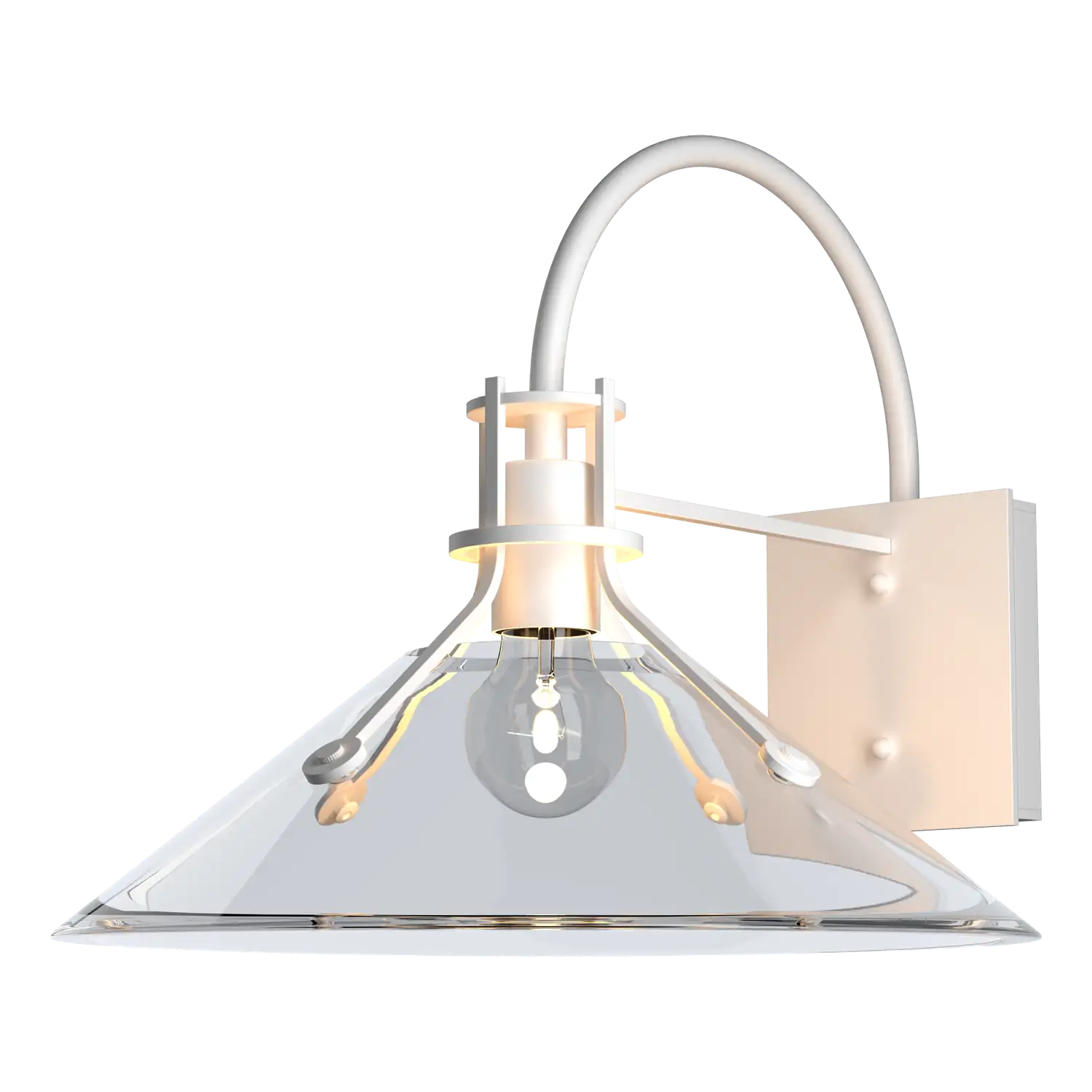Hubbardton Forge, Henry Glass Shade Outdoor Sconce, OUTDOOR WALL LIGHTS