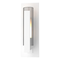 HUBBARDTON FORGE VERTICAL BAR FLUTED GLASS OUTDOOR SCONCE