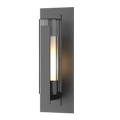 HUBBARDTON FORGE VERTICAL BAR FLUTED GLASS OUTDOOR SCONCE