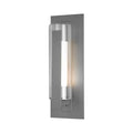 Hubbardton Forge, Vertical Bar Fluted Glass Outdoor Sconce, OUTDOOR WALL LIGHTS