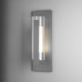 Hubbardton Forge, Vertical Bar Fluted Glass Outdoor Sconce, OUTDOOR WALL LIGHTS