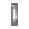 HUBBARDTON FORGE VERTICAL BAR FLUTED GLASS OUTDOOR SCONCE