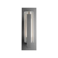 HUBBARDTON FORGE VERTICAL BAR FLUTED GLASS OUTDOOR SCONCE