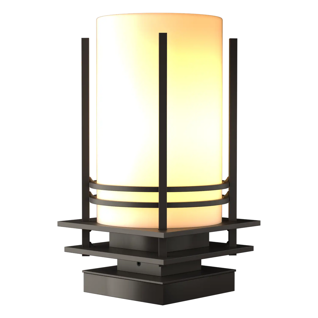 Hubbardton Forge Banded Outdoor Pier Mount - Post