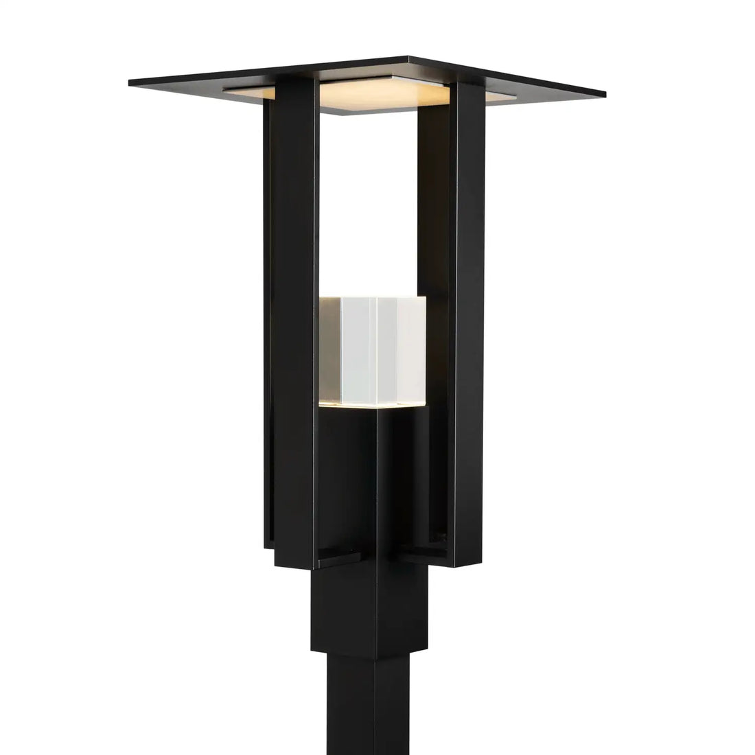 Hubbardton Forge Shadow Box Outdoor Post Light - Post