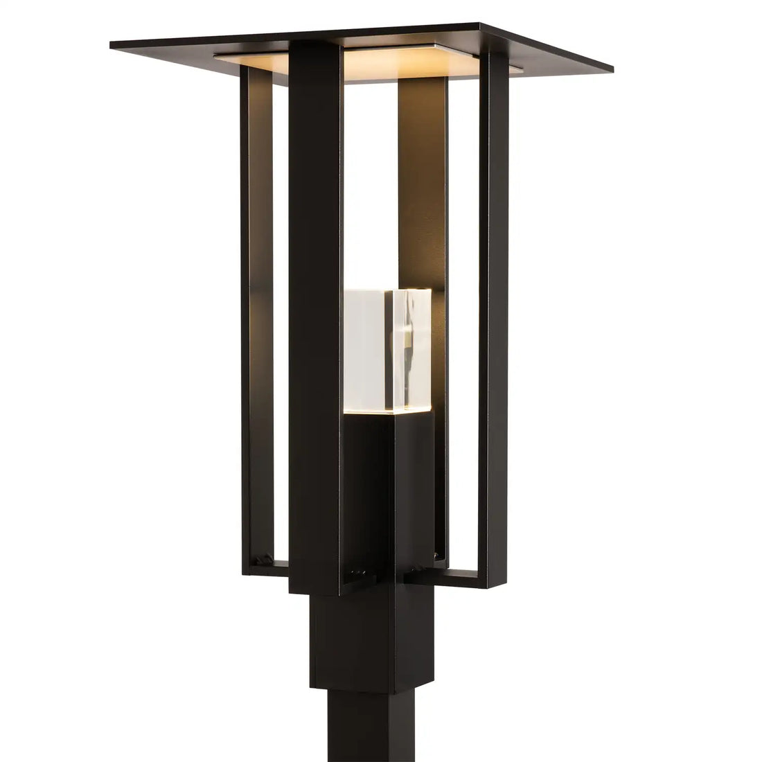 Hubbardton Forge Shadow Box Outdoor Post Light - Post