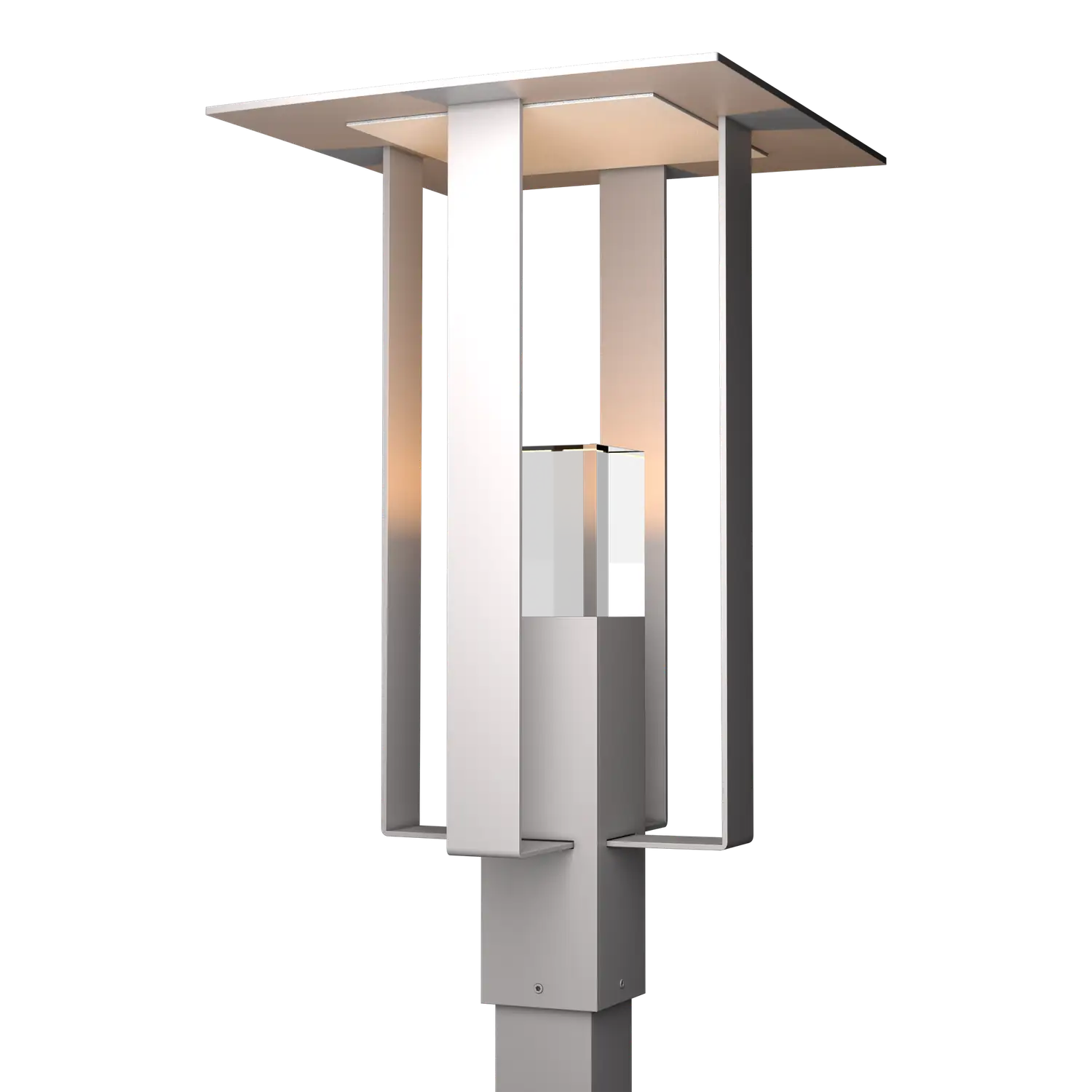 Hubbardton Forge Shadow Box Outdoor Post Light - Post