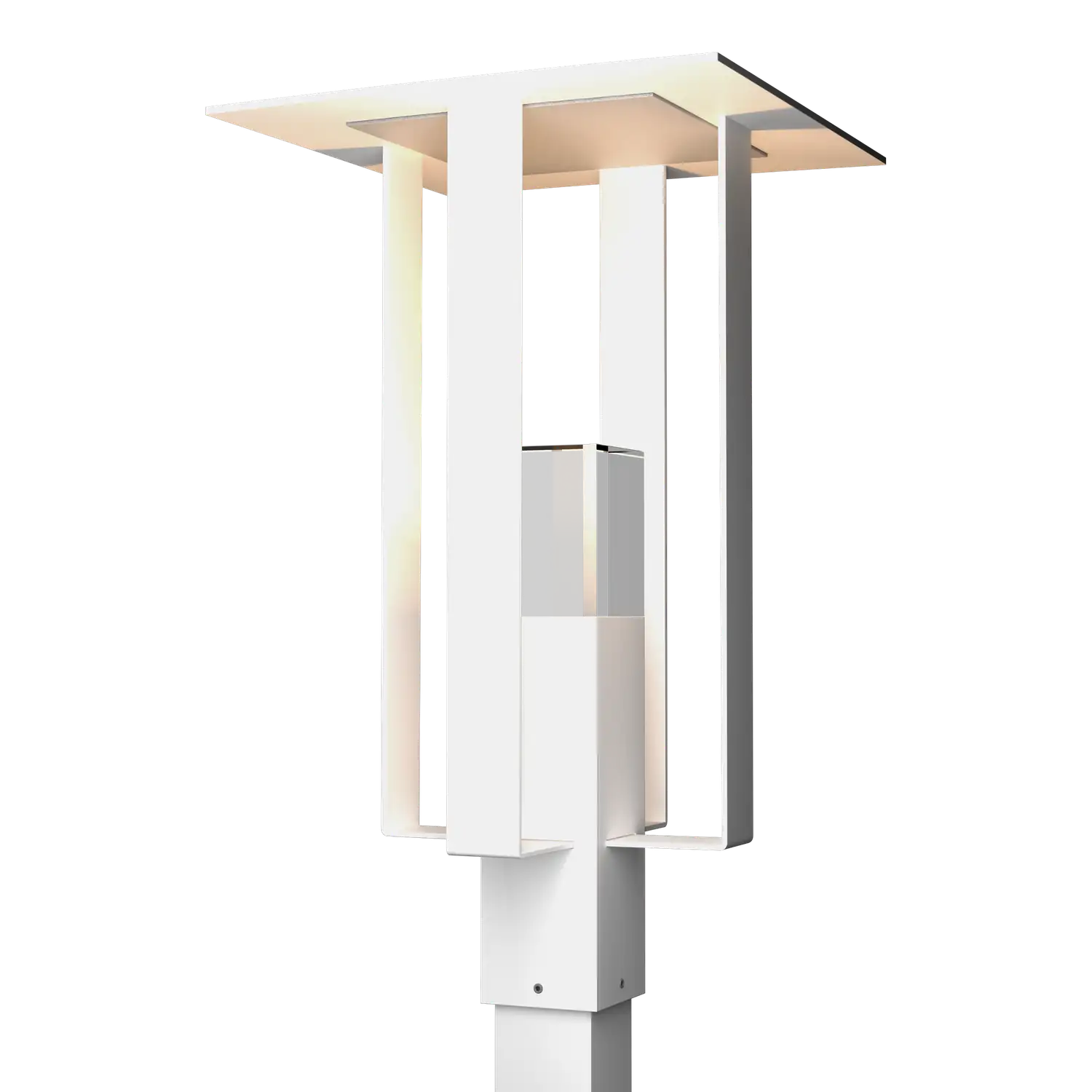 Hubbardton Forge Shadow Box Outdoor Post Light - Post