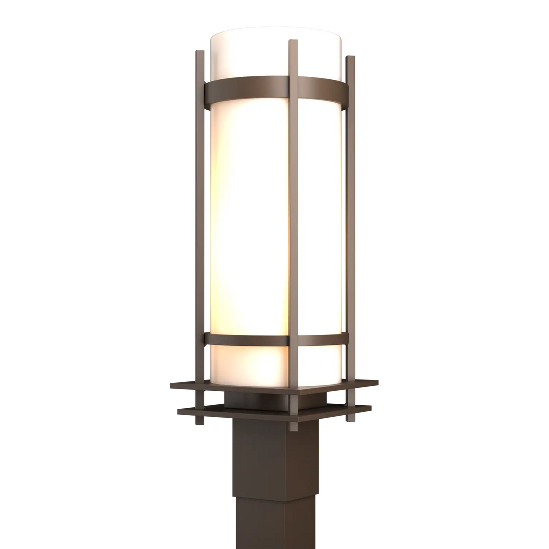 Hubbardton Forge Banded Outdoor Post Light - Post