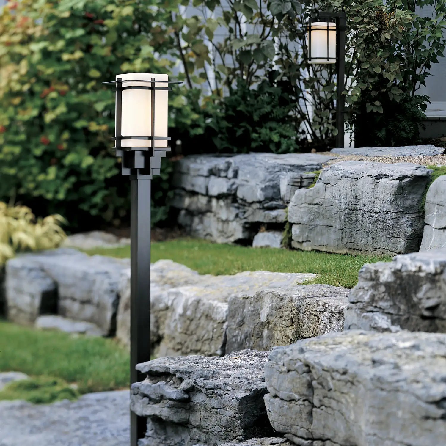 Hubbardton Forge Tourou Outdoor Post Light - Post