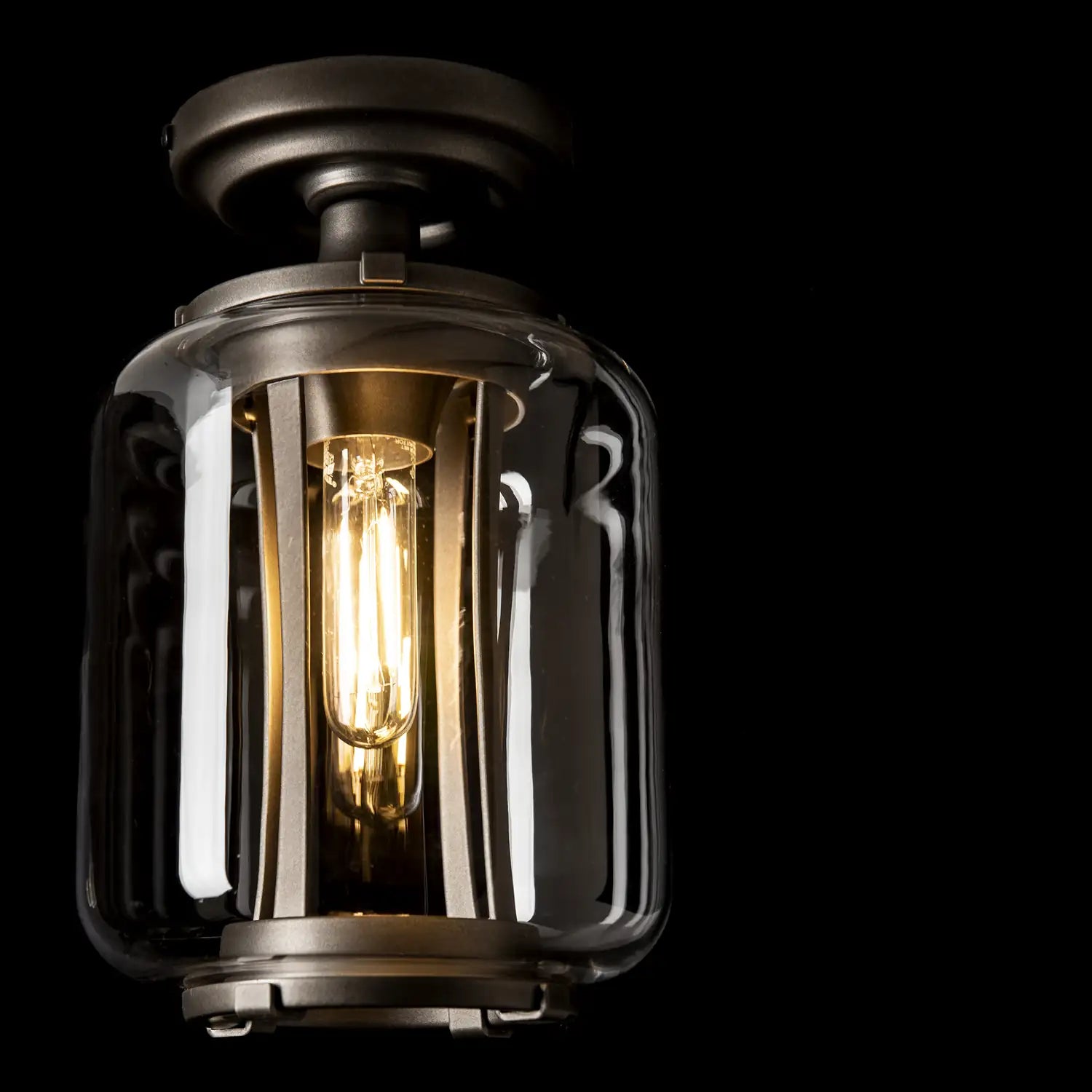 Hubbardton Forge, Fairwinds Outdoor Semi-Flush, OUTDOOR CEILING LIGHTS