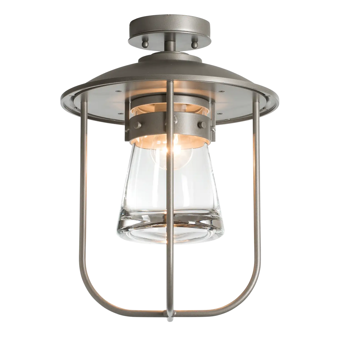 HUBBARDTON FORGE ERLENMEYER OUTDOOR SEMI-FLUSH