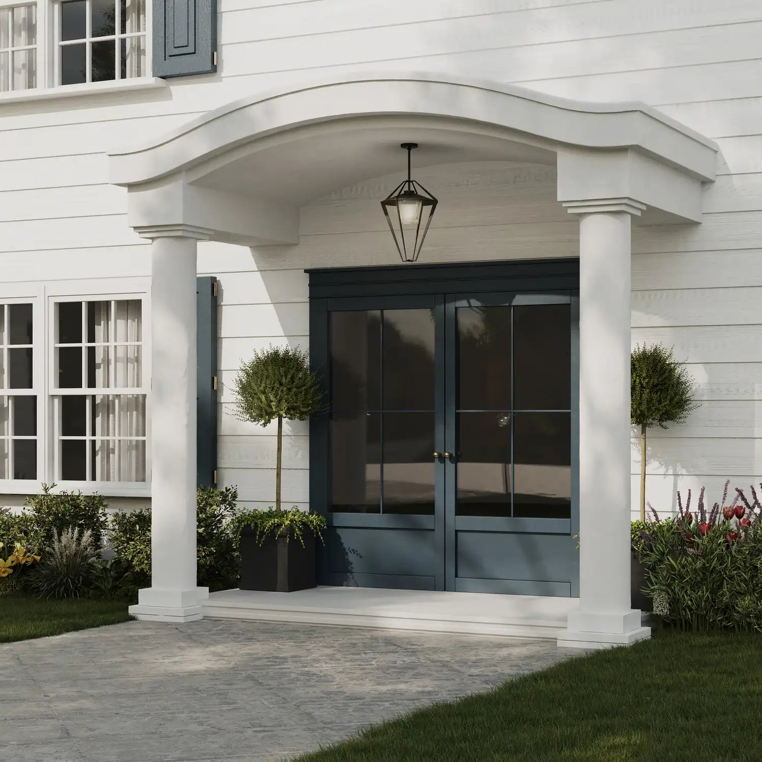 Hubbardton Forge, Stellar Outdoor Pendant/Semi-Flush, OUTDOOR CEILING LIGHTS