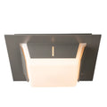 Hubbardton Forge, Linea Outdoor Flush Mount, OUTDOOR CEILING LIGHTS