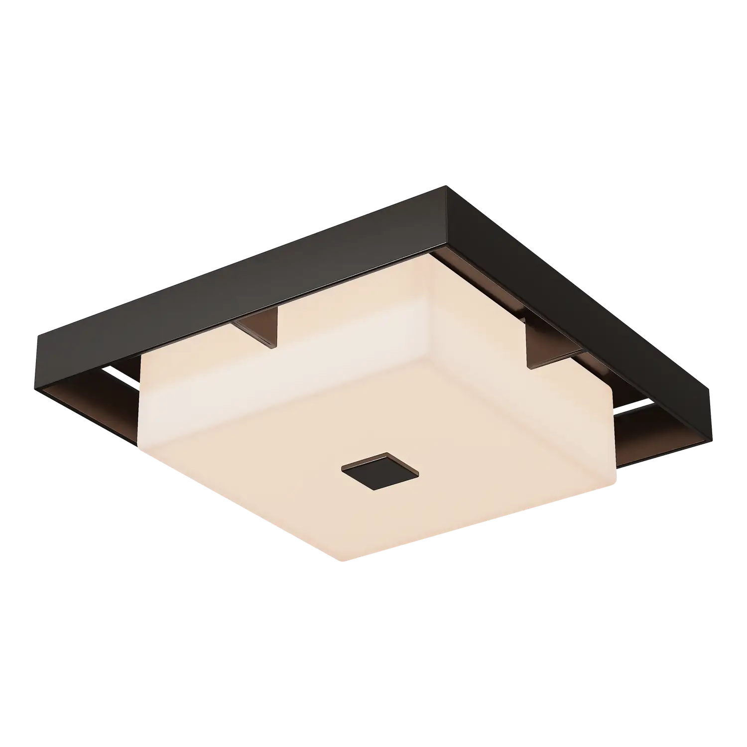Hubbardton Forge, Shadow Box Outdoor Flush Mount, OUTDOOR CEILING LIGHTS