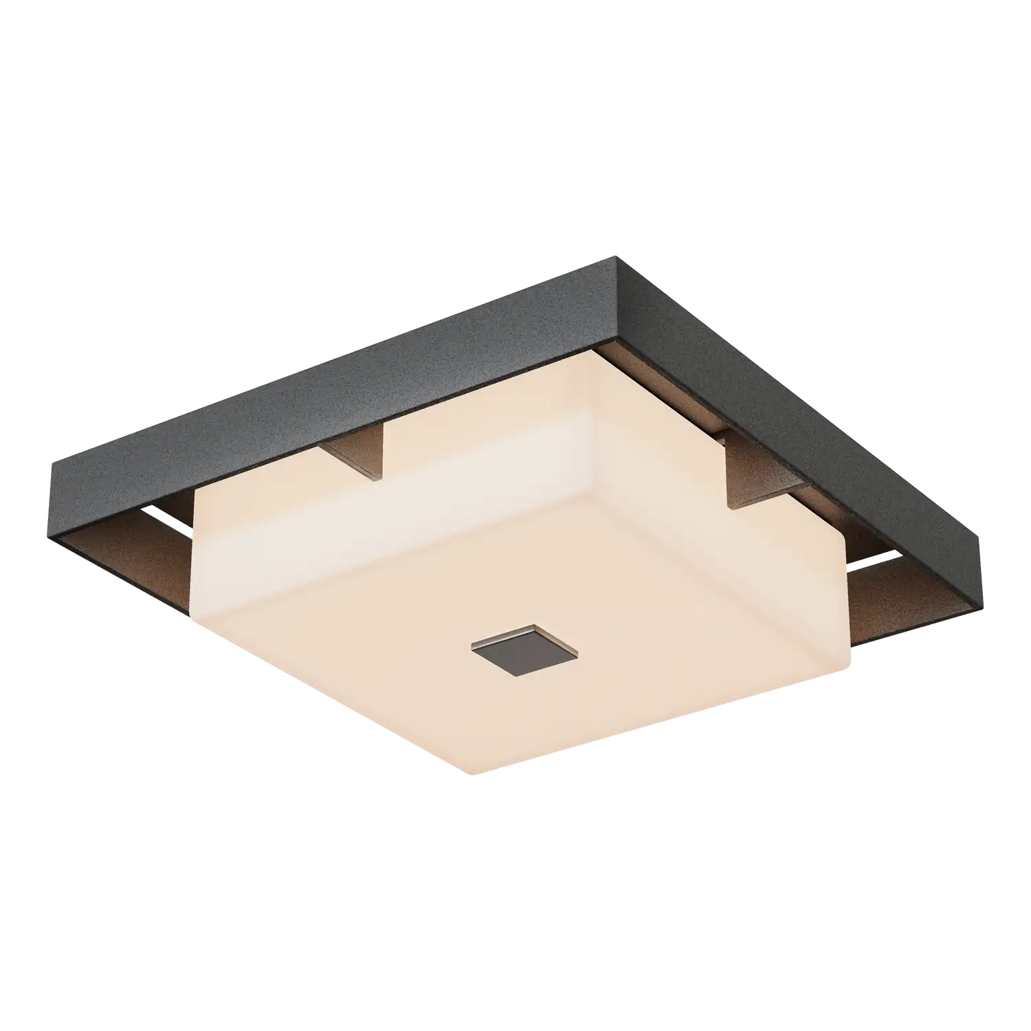 Hubbardton Forge, Shadow Box Outdoor Flush Mount, OUTDOOR CEILING LIGHTS