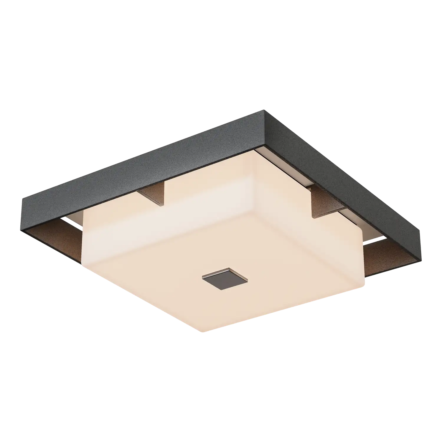 Hubbardton Forge, Shadow Box Outdoor Flush Mount, OUTDOOR CEILING LIGHTS