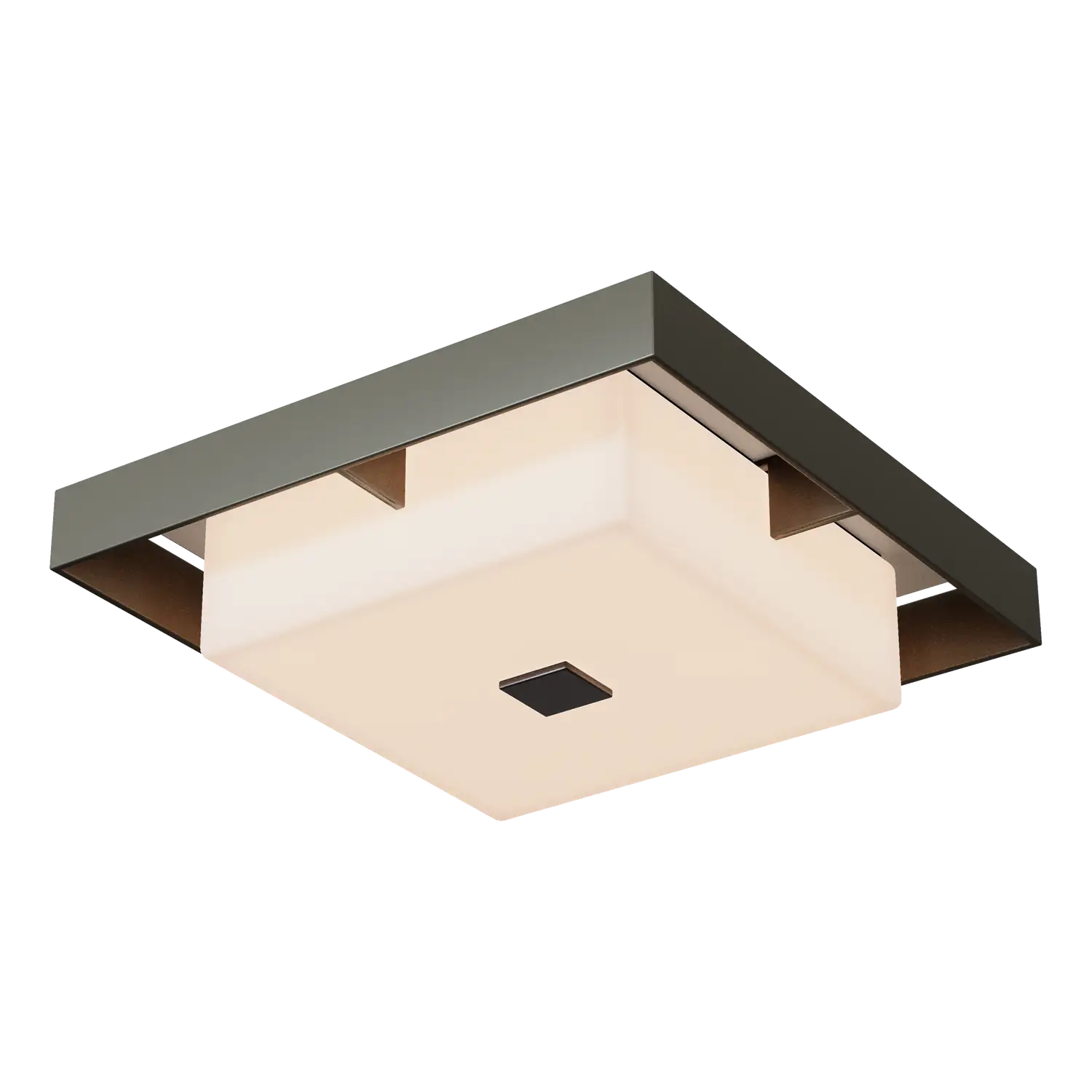 Hubbardton Forge, Shadow Box Outdoor Flush Mount, OUTDOOR CEILING LIGHTS