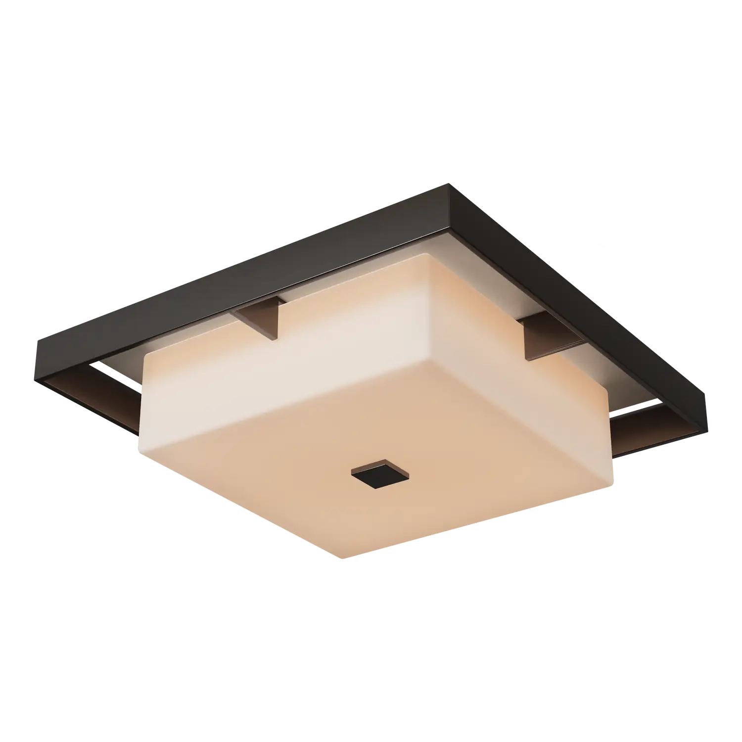 Hubbardton Forge, Shadow Box Outdoor Flush Mount, OUTDOOR CEILING LIGHTS