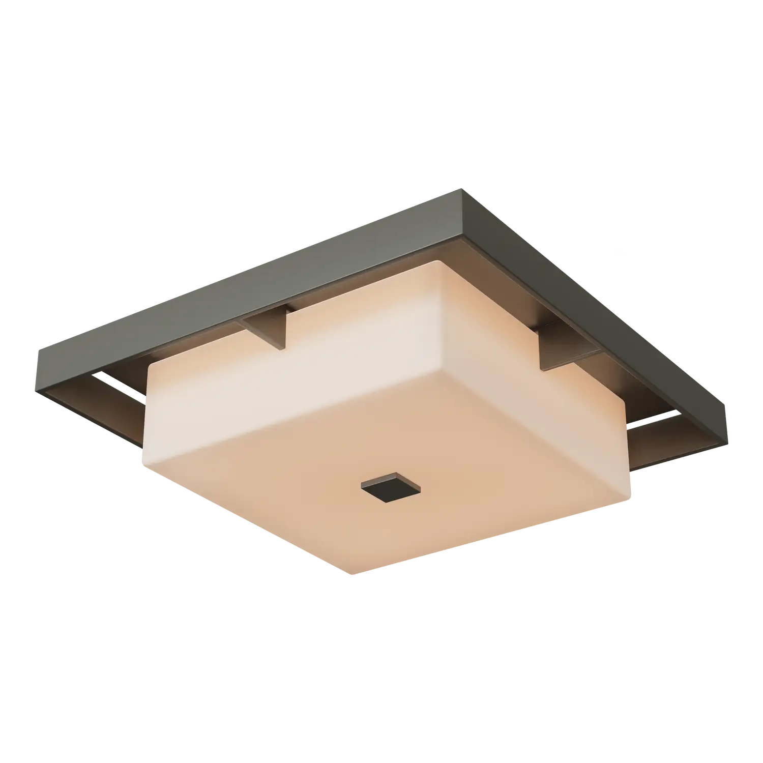 Hubbardton Forge, Shadow Box Outdoor Flush Mount, OUTDOOR CEILING LIGHTS