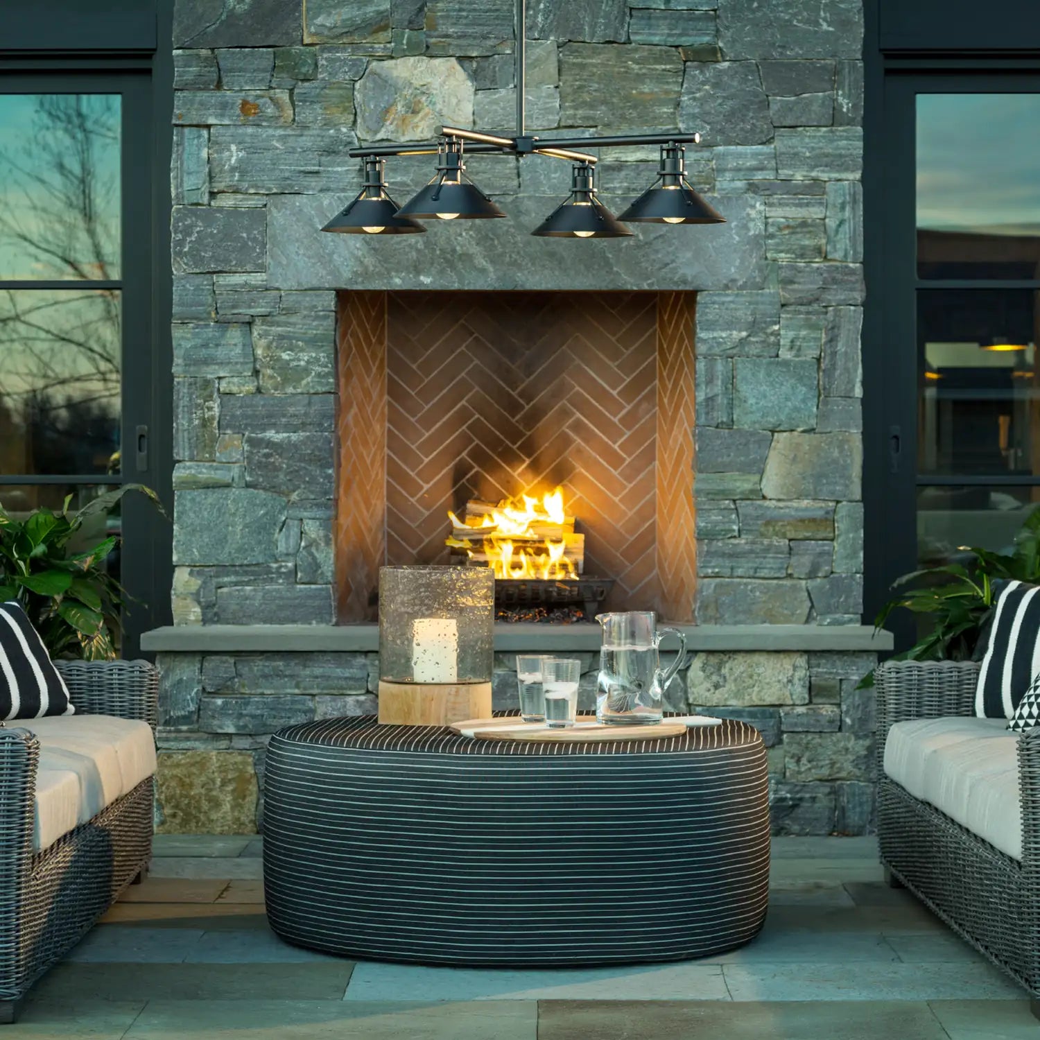 Hubbardton Forge, Henry Outdoor Pendant, OUTDOOR CEILING LIGHTS