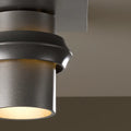 Hubbardton Forge, Twilight Sky Friendly Outdoor Semi-Flush, OUTDOOR CEILING LIGHTS