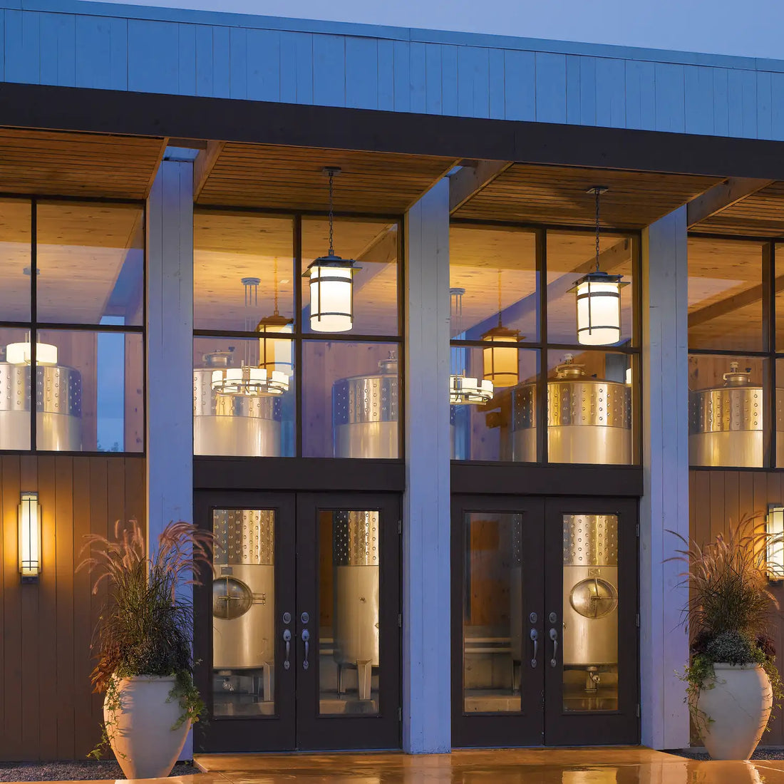Hubbardton Forge, Banded Outdoor Fixture, OUTDOOR CEILING LIGHTS