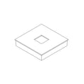 Hubbardton Forge Cover Cap Outdoor - Post