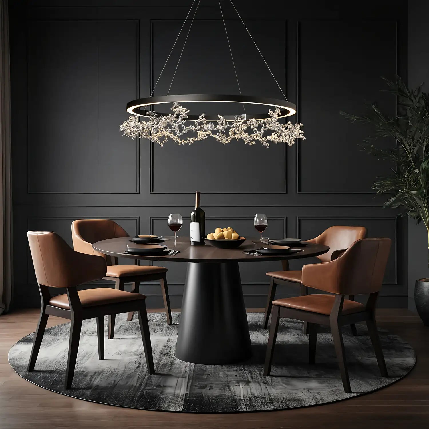 Art & Alchemy, Coral LED Ring Pendant, PENDANT LIGHT