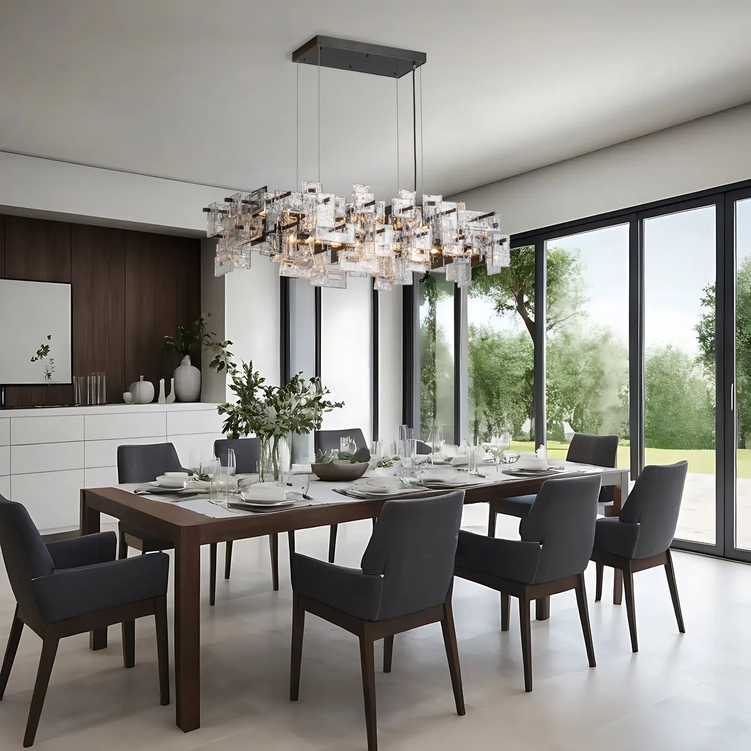 Hubbardton Forge, Fusion Pendant, CHANDELIER LIGHT