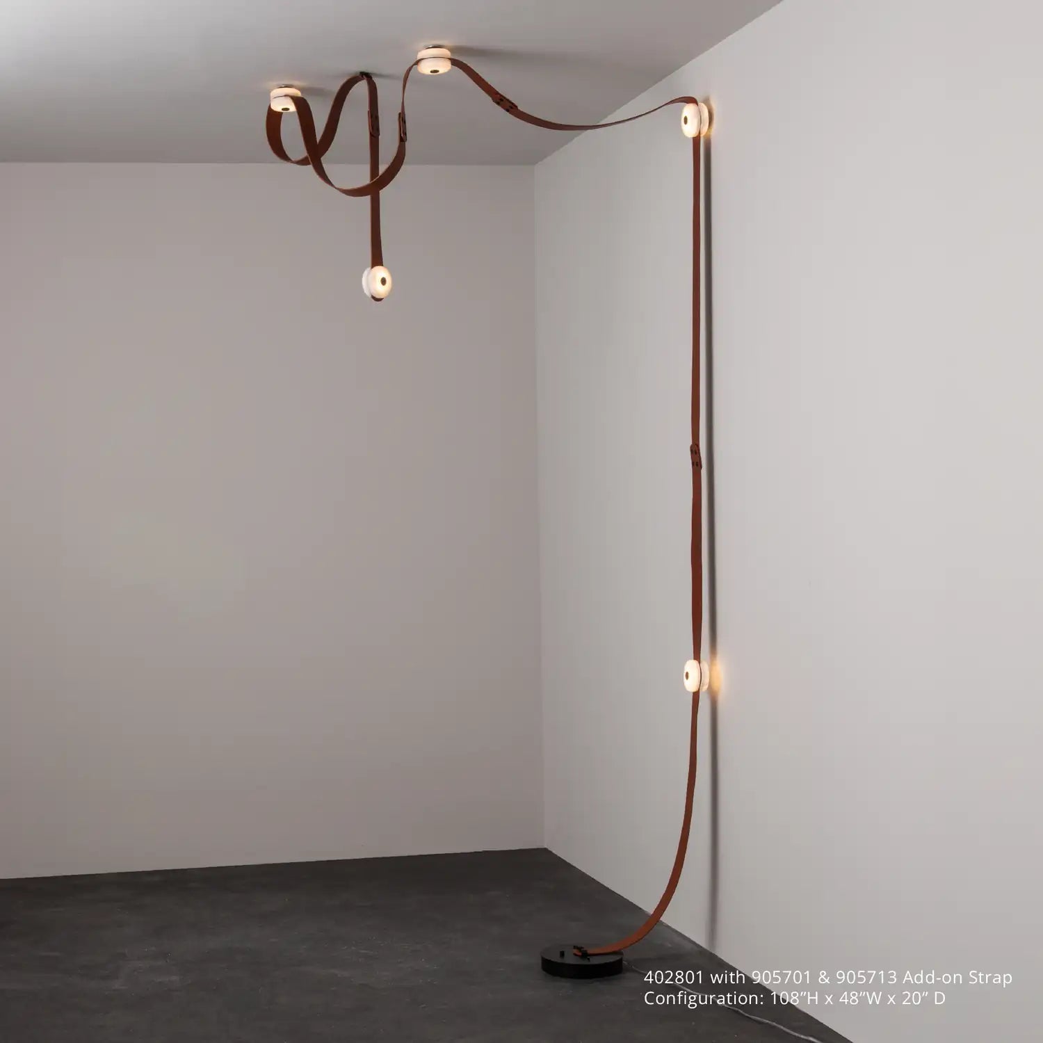Art & Alchemy, SNAPS Floor-to-Ceiling Plug-in LED Lamp, FLOOR LAMP